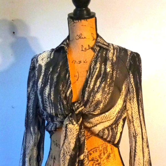 COPY - Wrap Top Tie Top - Picture 2 of 5